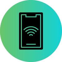 Mobile Wifi Vector Icon Design