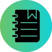 Notepad Vector Icon Design