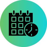 Schedule Vector Icon Design