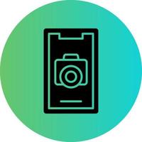 Mobile Camera Vector Icon Design