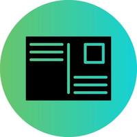 Postcard Vector Icon Design