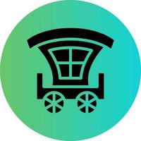 Carriage Vector Icon Design