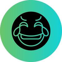 Laughing Vector Icon Design