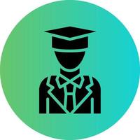 masculino graduado vector icono diseño