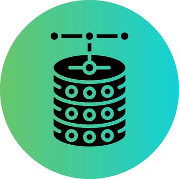 diseño de icono de vector de base de datos