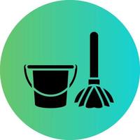 Mop Vector Icon Design