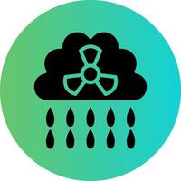 diseño de icono de vector de lluvia ácida