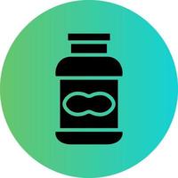 Peanut Butter Vector Icon Design