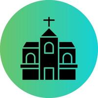 diseño de icono de vector de iglesia