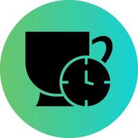 Tea Time Vector Icon Design