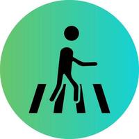 Pedestrian Vector Icon Design