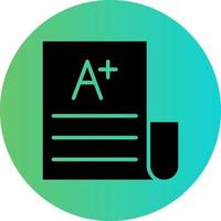 Exam Result Vector Icon Design