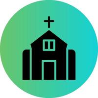 diseño de icono de vector de iglesia