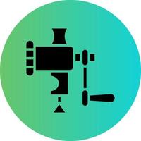 Meat Grinder Vector Icon Design