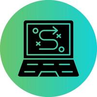 Digital Strategy Vector Icon Design