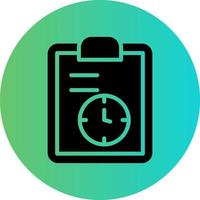 Tasks Schedule Vector Icon Design