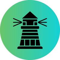 Lighthouse Vector Icon Design