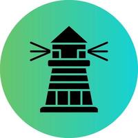 Lighthouse Vector Icon Design