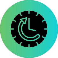 Time Loop Vector Icon Design
