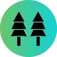 Pine Tree Vector Icon Design