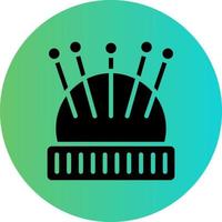 Pin Cushion Vector Icon Design