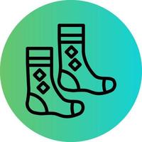 Socks Vector Icon Design