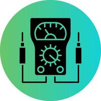 Voltmeter Vector Icon Design