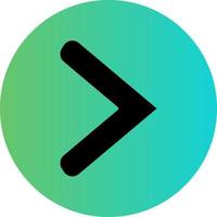 Right Chevron Vector Icon Design
