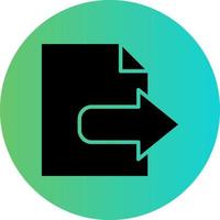 Export Vector Icon Design