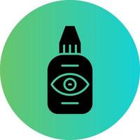 diseño de icono de vector de gota de ojo