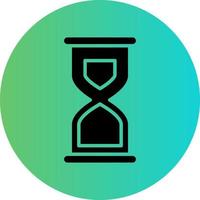 Sand Clock Vector Icon Design