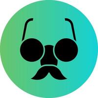 diseño de icono de vector de gafas divertidas