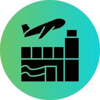 Airport Vector Icon Design