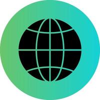 Globe Vector Icon Design