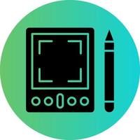 Graphic Tablet Vector Icon Design