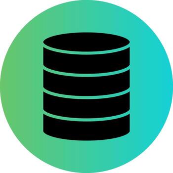 diseño de icono de vector de base de datos