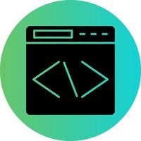 Coding Vector Icon Design