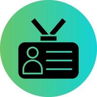 Student Card Vector Icon Design