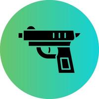 Gun Vector Icon Design