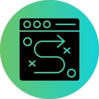 Digital Strategy Vector Icon Design
