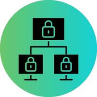 Private Network Vector Icon Design