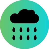 Raining Vector Icon Design