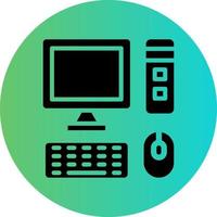 Computer Vector Icon Design