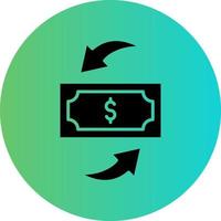 enviar dinero vector icono diseño