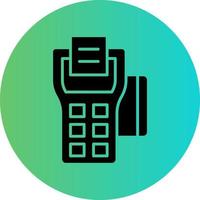 diseño de icono de vector de terminal pos