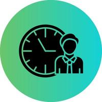 Working Hours Vector Icon Design