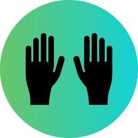 Gloves Vector Icon Design
