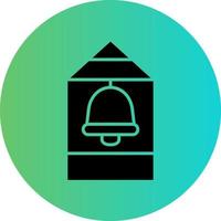 Bell Tower Vector Icon Design