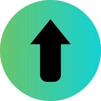 Up Arrow Vector Icon Design