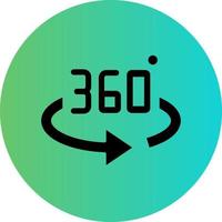 Degrees Vector Icon Design